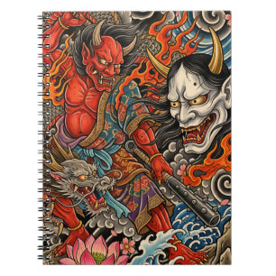 Japanese Tattoo Art / Demons, Hannya, Dragon Notebook