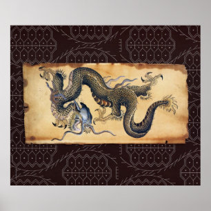 Japanese Tattoo Art Dragon - Print