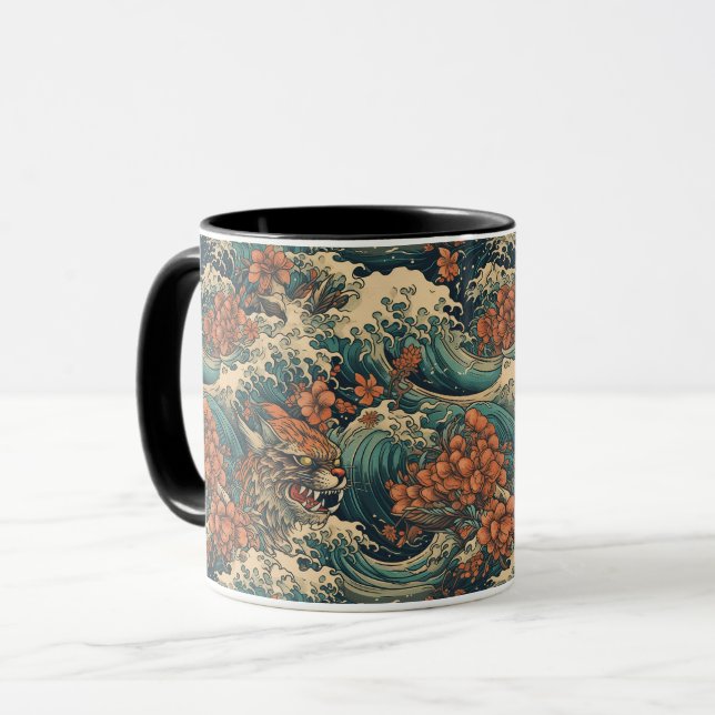 Japanese Tattoo Art Mug (Front Left)