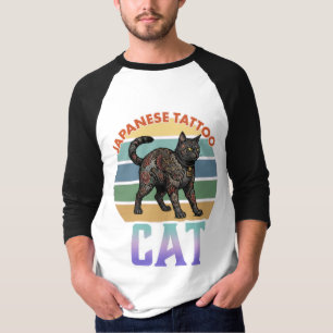 Japanese tattoo cat -irezumi- T-Shirt