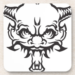 Japanese Tattoo Oni Demon Coaster