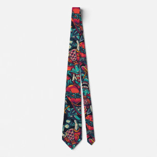 Japanese tattoo style Neck Tie