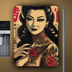 Japanese Tattooed Pin-up Magnet