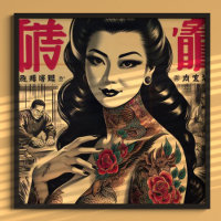 Japanese Tattooed Pin-up