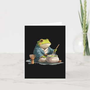 Japanese Tea Ceremony Costume For Frog And Japan L Card