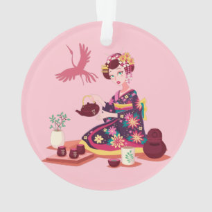 Japanese Tea Ceremony, Crane Ornament