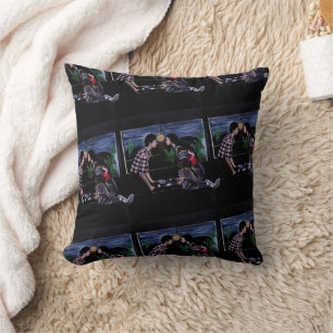 Japanese Tea Ceremony Painting by Alfred Fox Cushion