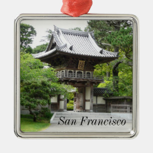 Japanese Tea Garden in San Francisco Metal Tree Decoration