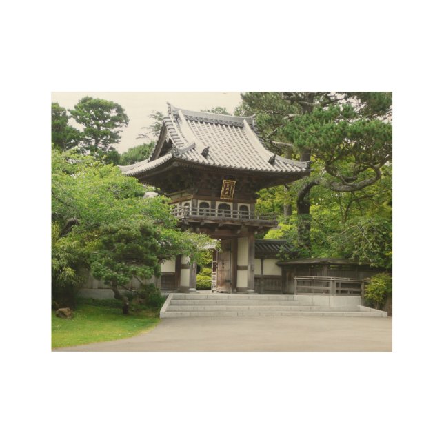Japanese Tea Garden in San Francisco Wood Poster (Front)