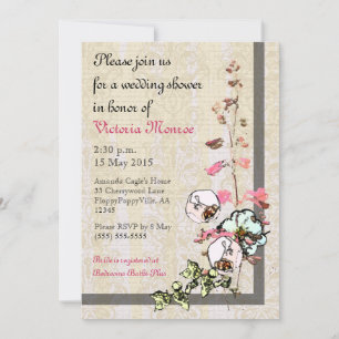 Japanese Tea Garden Wedding or Shower - Invitation