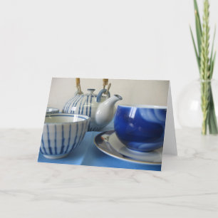 Japanese teaset card
