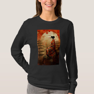 Japanese Temple Geisha Spirituality T-Shirt