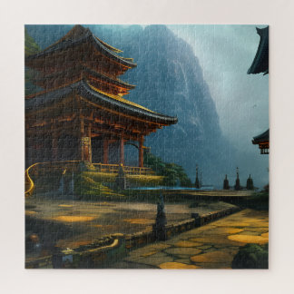 japanese temple painting jigsaw puzzle