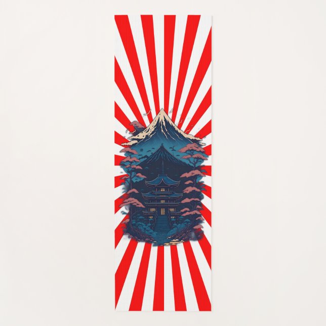 Japanese temple yoga mat (Front)