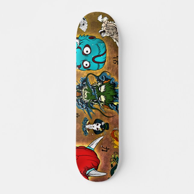 Japanese Theme Skateboard (Front)