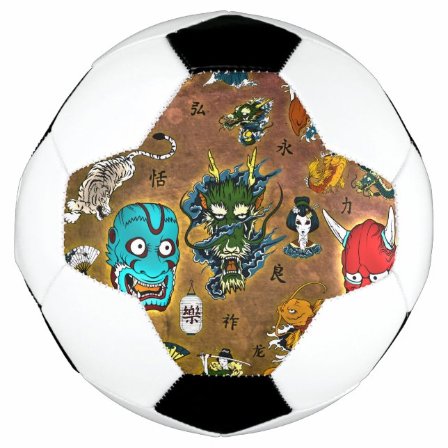 Japanese Theme Soccer Ball (Front)