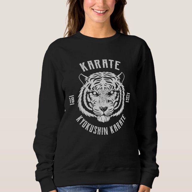 Japanese Tiger  Karate Sweatshirt (Front)