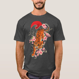 Japanese Tiger Zoologist Wild Animal Zoo Lover Sa T-Shirt