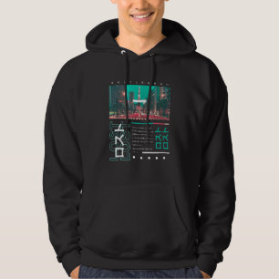 Japanese Tokyo Cyberpunk Art Streetwear Retro Grap Hoodie