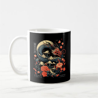 Japanese Tokyo Dragon Asian Tattoo 80Â€™S Style Coffee Mug