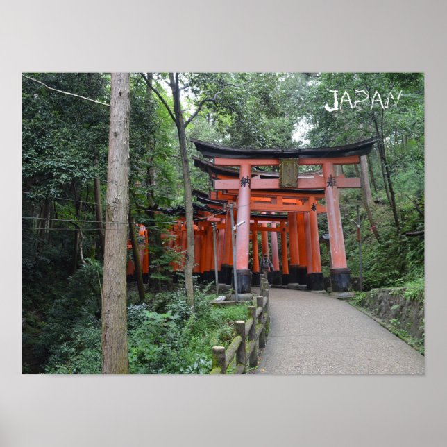 Japanese Torii Gates Poster (Front)