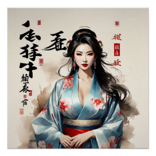 Japanese tradition poster