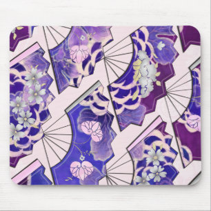 Japanese Traditional Fans Mouse Pad
