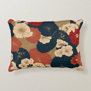 Japanese Traditional Seamless Pattern  Decorative Cushion