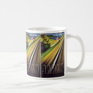 Japanese Travel Poster Coffee Mug