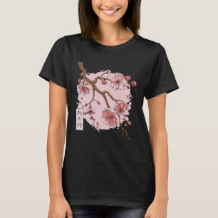 Japanese tree with red flowers for men women child T-Shirt