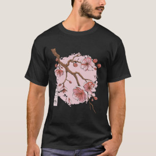 Japanese tree with red flowers for men women child T-Shirt