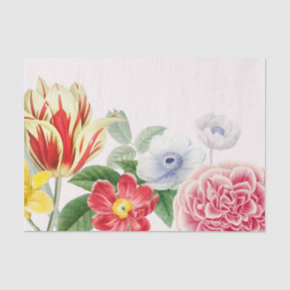 JAPANESE TULIP PINK CUSTOMIZABLE Tissue Paper