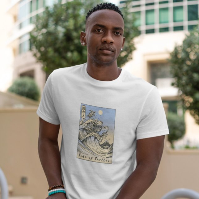 Japanese Turtle Wave Sea T-Shirt (Creator Uploaded)