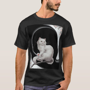 Japanese ukiyo e style cat T-Shirt