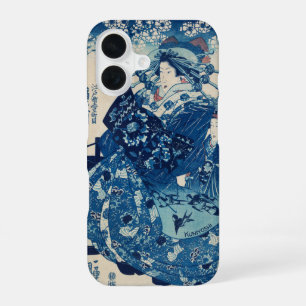Japanese Ukiyo-e – Utagawa Kuniyoshi – Custom Text iPhone 16 Case