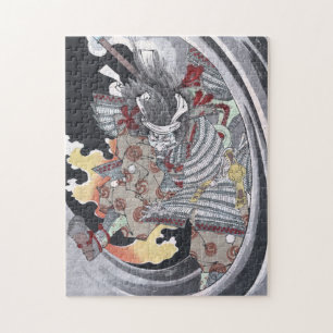 Japanese Ukiyo-e Yokai Ghost by Yoshitoshi Jigsaw Puzzle