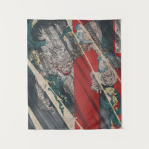 Japanese Ukiyo-e Yokai Ibaraki Demon by Yoshitoshi