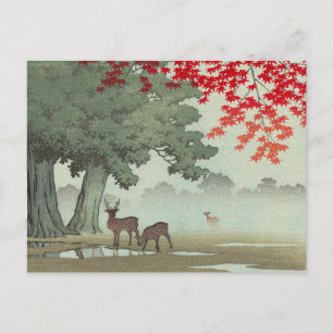 Japanese Ukiyoe Art(Hasui Kawase) Postcard