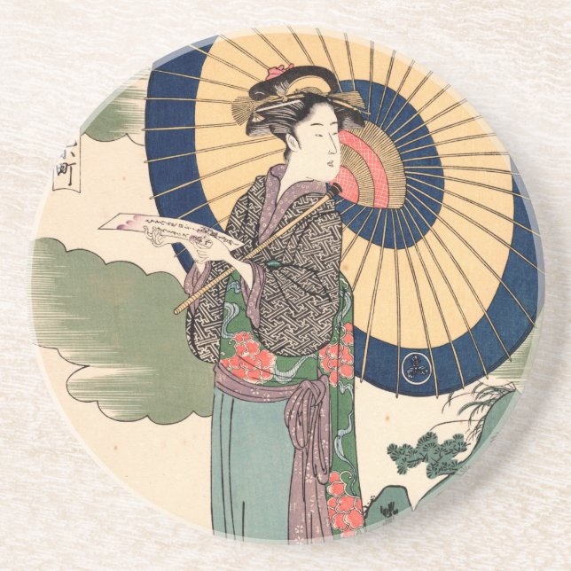 Japanese Ukiyoe Art vol.3 Coaster (Front)