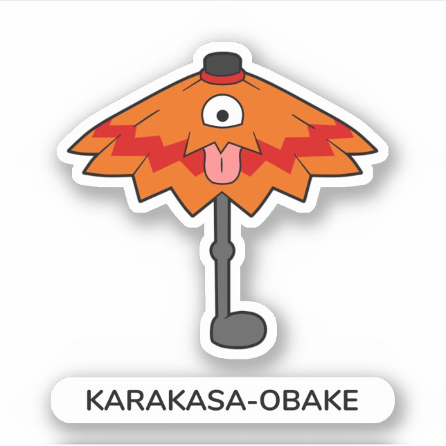 Japanese Umbrella Ghost Karakasa-obake- Fun Yokai (Front)