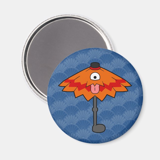 Japanese Umbrella Monster- Classic Yokai Magnet (Front/Back)
