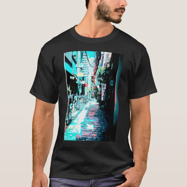 Japanese Vaporwave 80's 90's Lofi Tokyo Streetwear T-Shirt (Front)