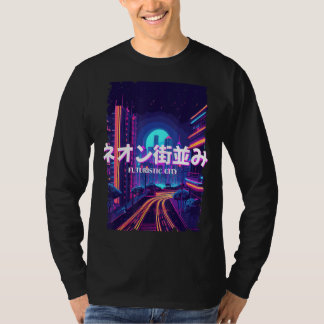 Japanese Vaporwave City Futurism Cyber Vaporwave A T-Shirt