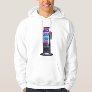 Japanese Vending Machine Cyberpunk Pixel Art Hoodie
