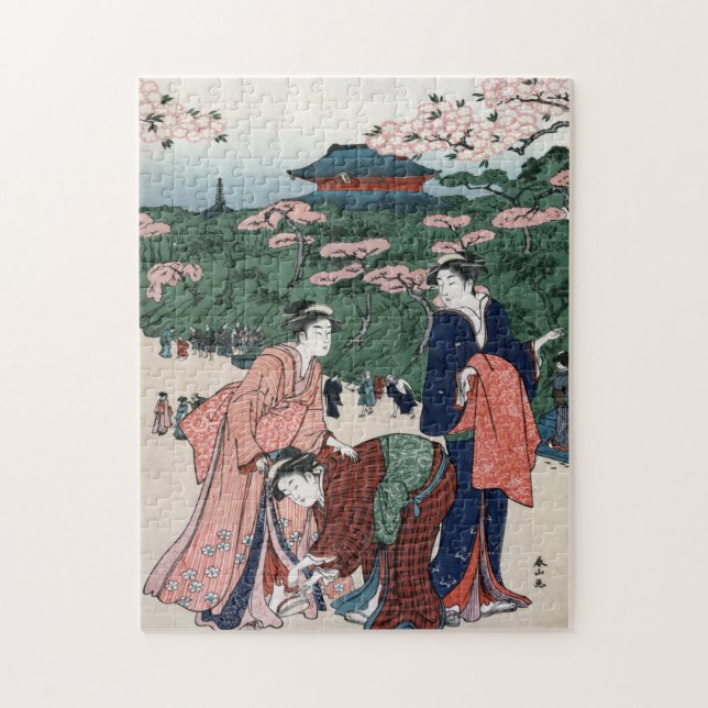 Japanese Vintage Art Jigsaw Puzzle (Vertical)