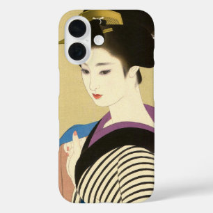 Japanese vintage beauty geisha lady woman Maiko iPhone 16 Case