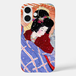 Japanese vintage beauty geisha lady woman Maiko iPhone 16 Case