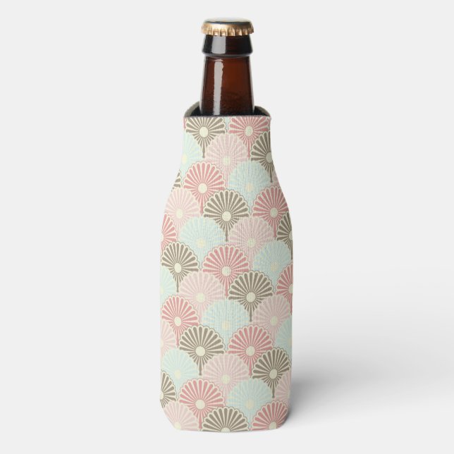 Japanese vintage pattern bottle cooler (Bottle Front)