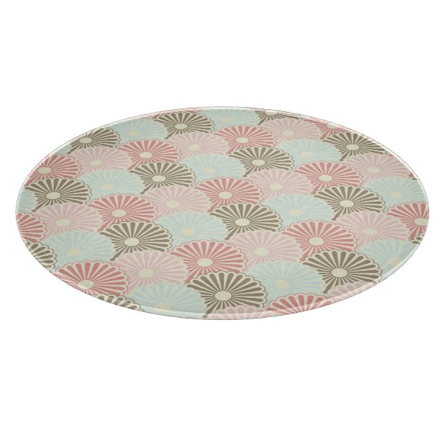 Japanese vintage pattern cutting board (Corner)