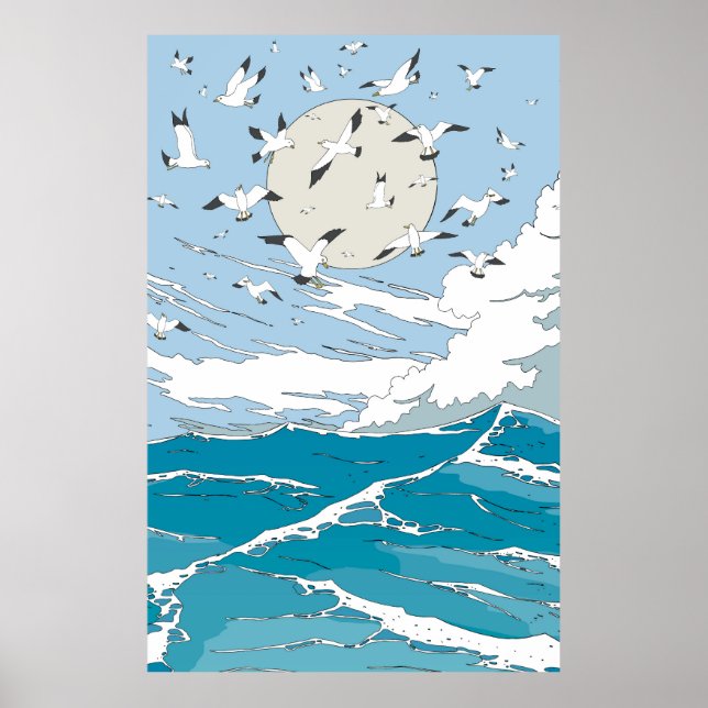 Japanese Vintage Seqscape Poster (Front)